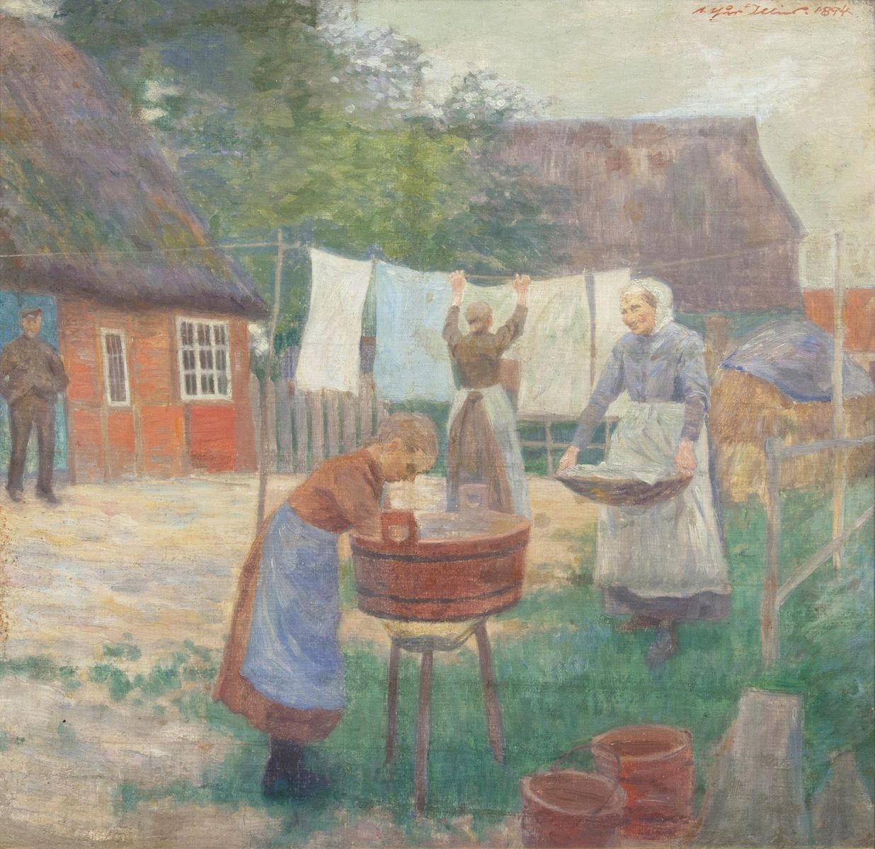 Arthur Illies - Wäscherinnen Wäscherinnen