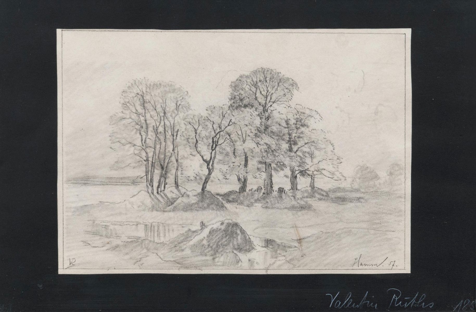 Valentin Ruths - Landscape in Hamm Landscape in Hamm