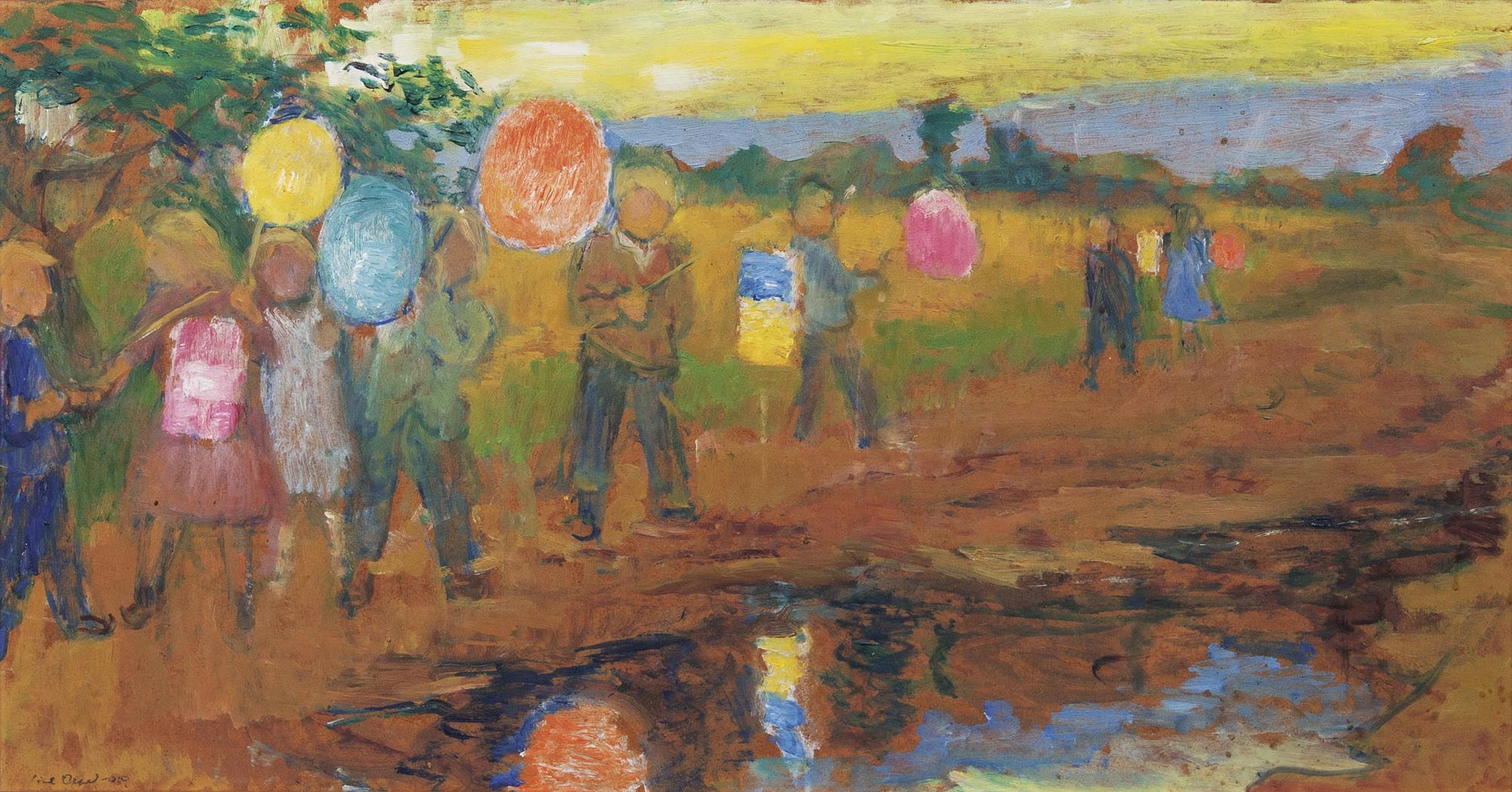 Children with Lanterns