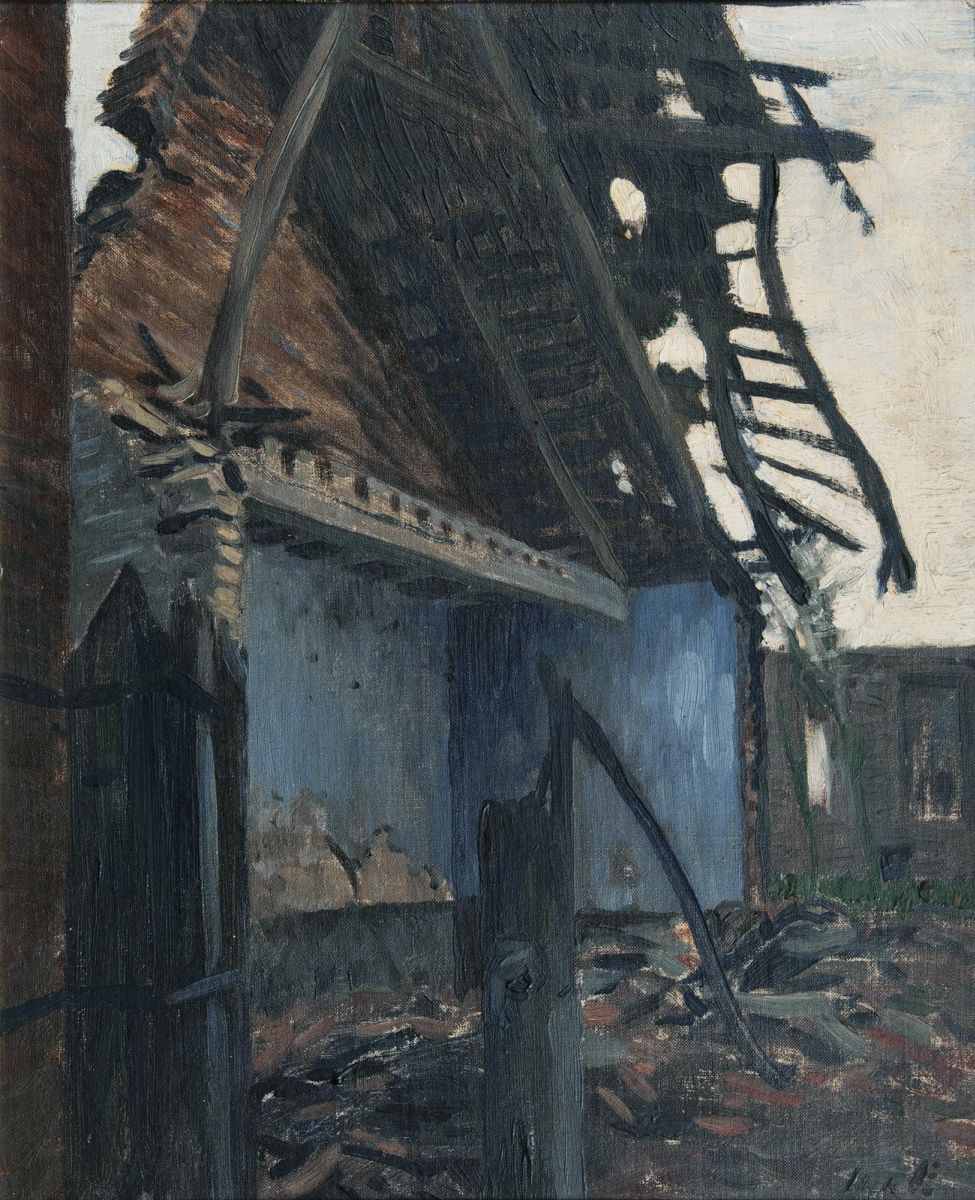 Hans am Ende - Destroyed House in Avion Destroyed House in Avion