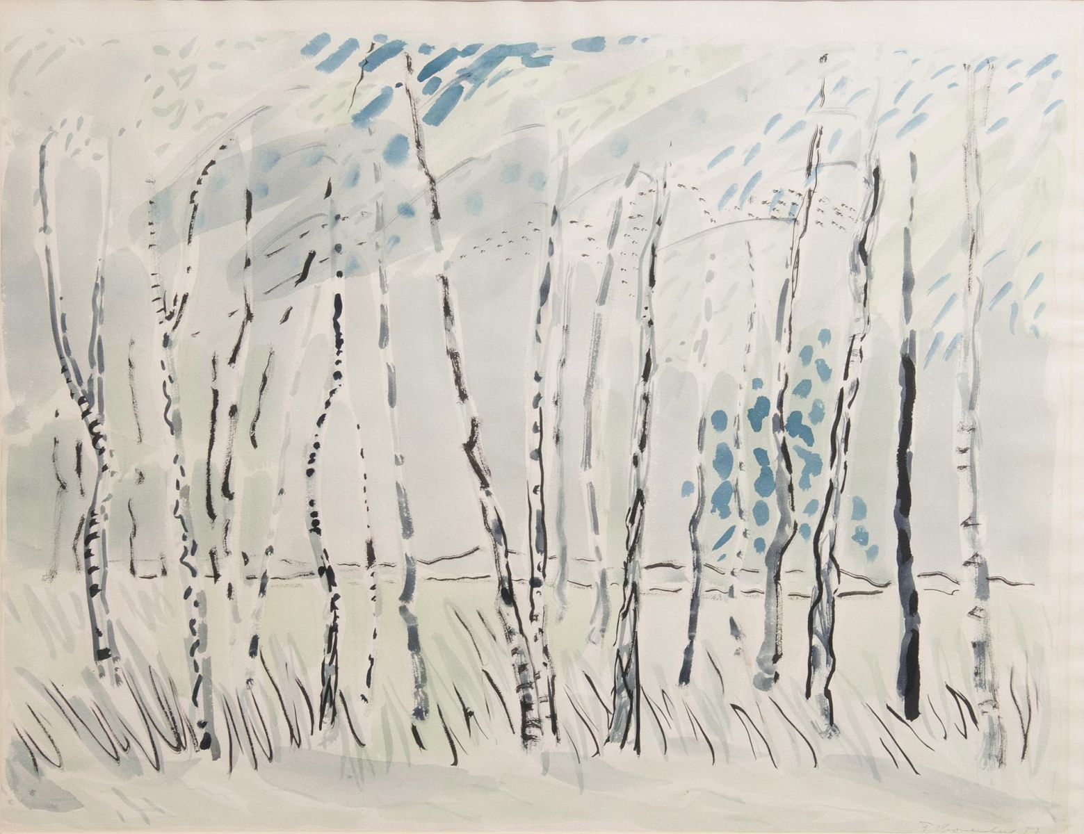 Fritz Kronenberg - Birch Trees Birch Trees