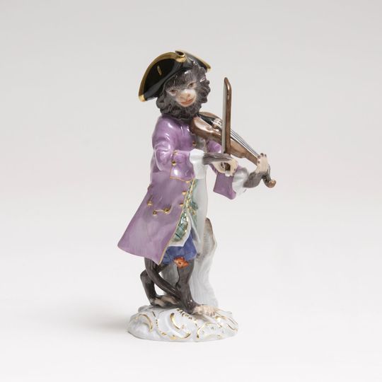 A Figure 'Violinist' from the Monkey Orchestra