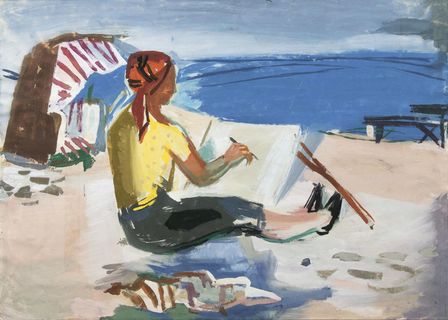 Paintress on the Beach
