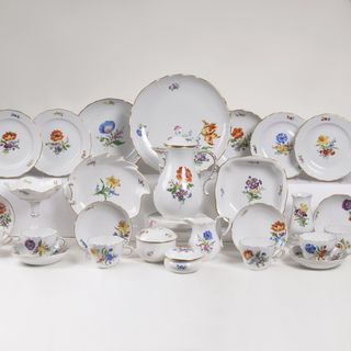 A Coffee Service 'Deutsche Blume' for 6 Persons