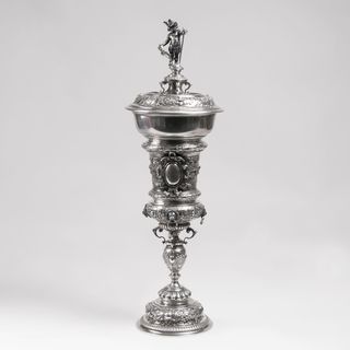 Koch & Bergfeld, gegr. 1829 in Bremen - A Elaborately Worked Historism Goblet A Elaborately Worked Historism Goblet