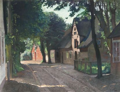 Dorfstraße in Nieblum auf Föhr