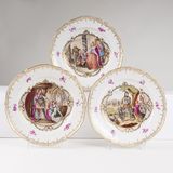 A set of 12 plates with historical scenes of life from 'Louis the Brandenburg'' - image 1