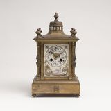 A Table Clock 'Reading Rococo Lady'