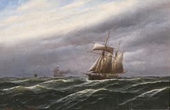 Companion Pieces: Ships on the open Sea - image 2
