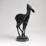 A Large Animal Bronze 'Standing Fawn' - image 2