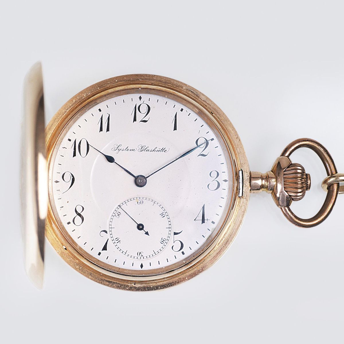A Pocket Watch with Small Second by 'System Glashütte'
