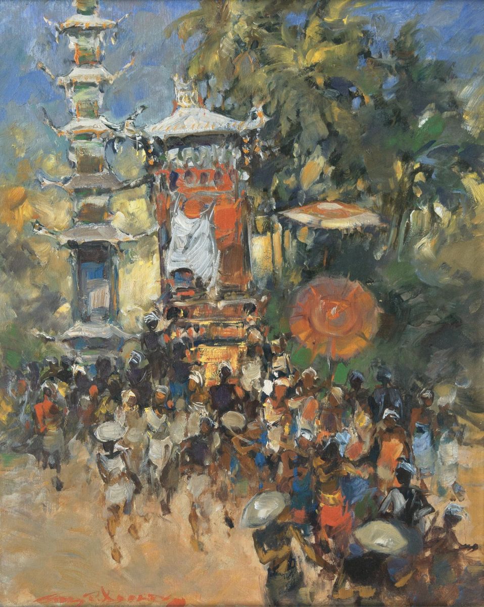 Gerard Pieter Adolfs - Prozession of Bali Prozession of Bali