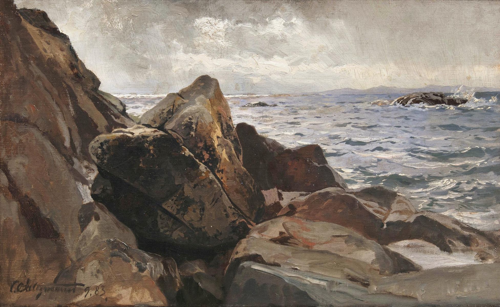 Carl Saltzmann - Rocky Coast Rocky Coast