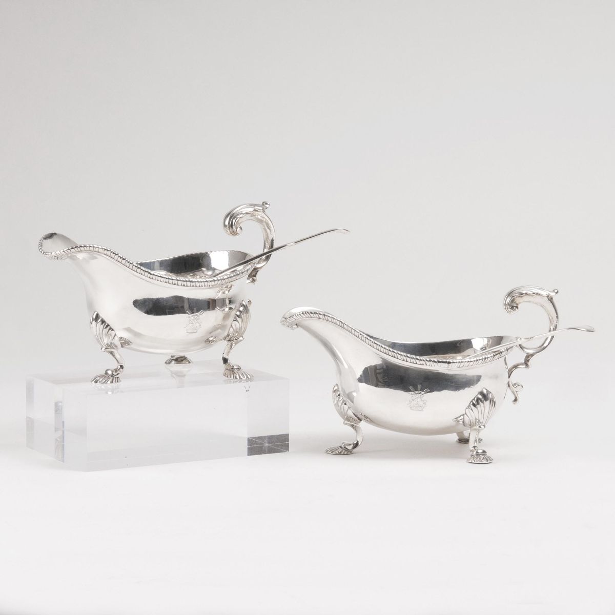 A Pair of Regency Saucière Boats A Pair of Regency Saucière Boats