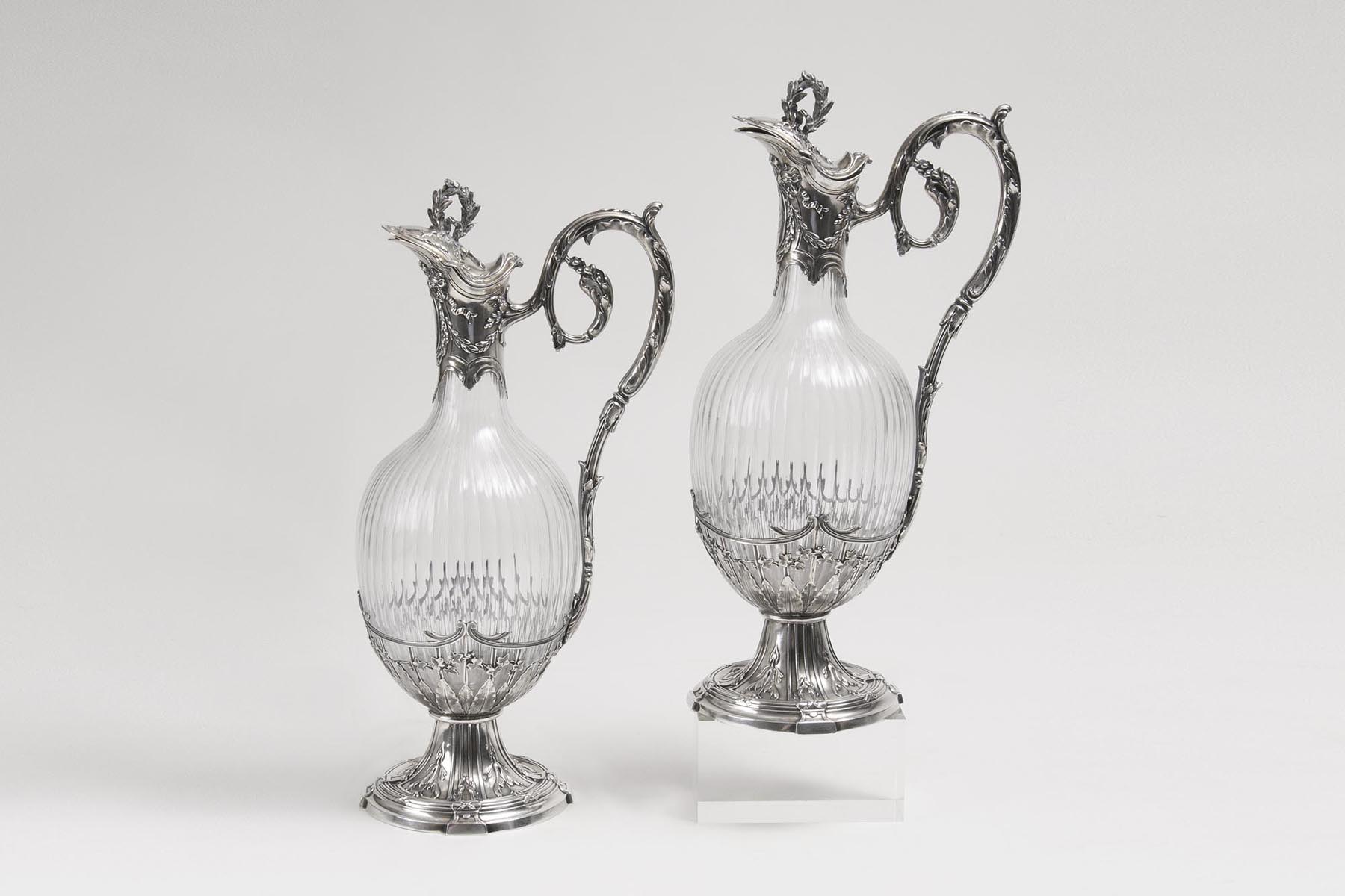 A Pair of Napoléon III. Decanters