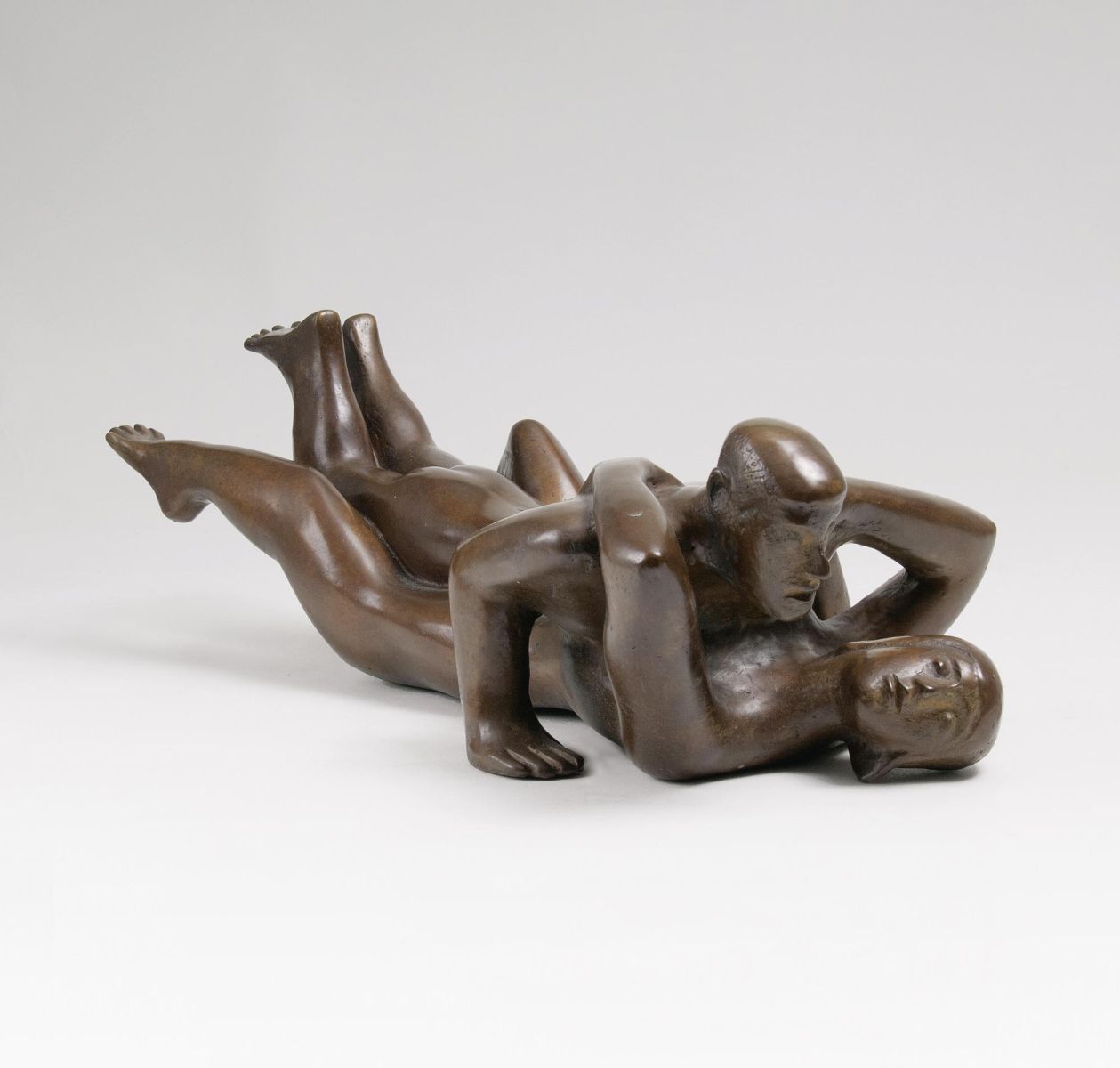 A Figure Group 'Nach alter Sitte' - 'A Couple Making Love'