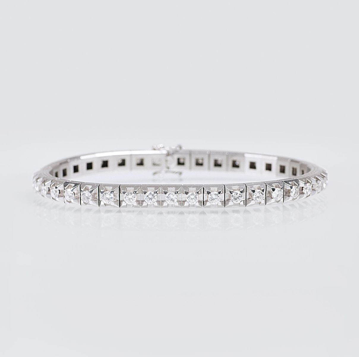 A Tennis Diamond Bracelet