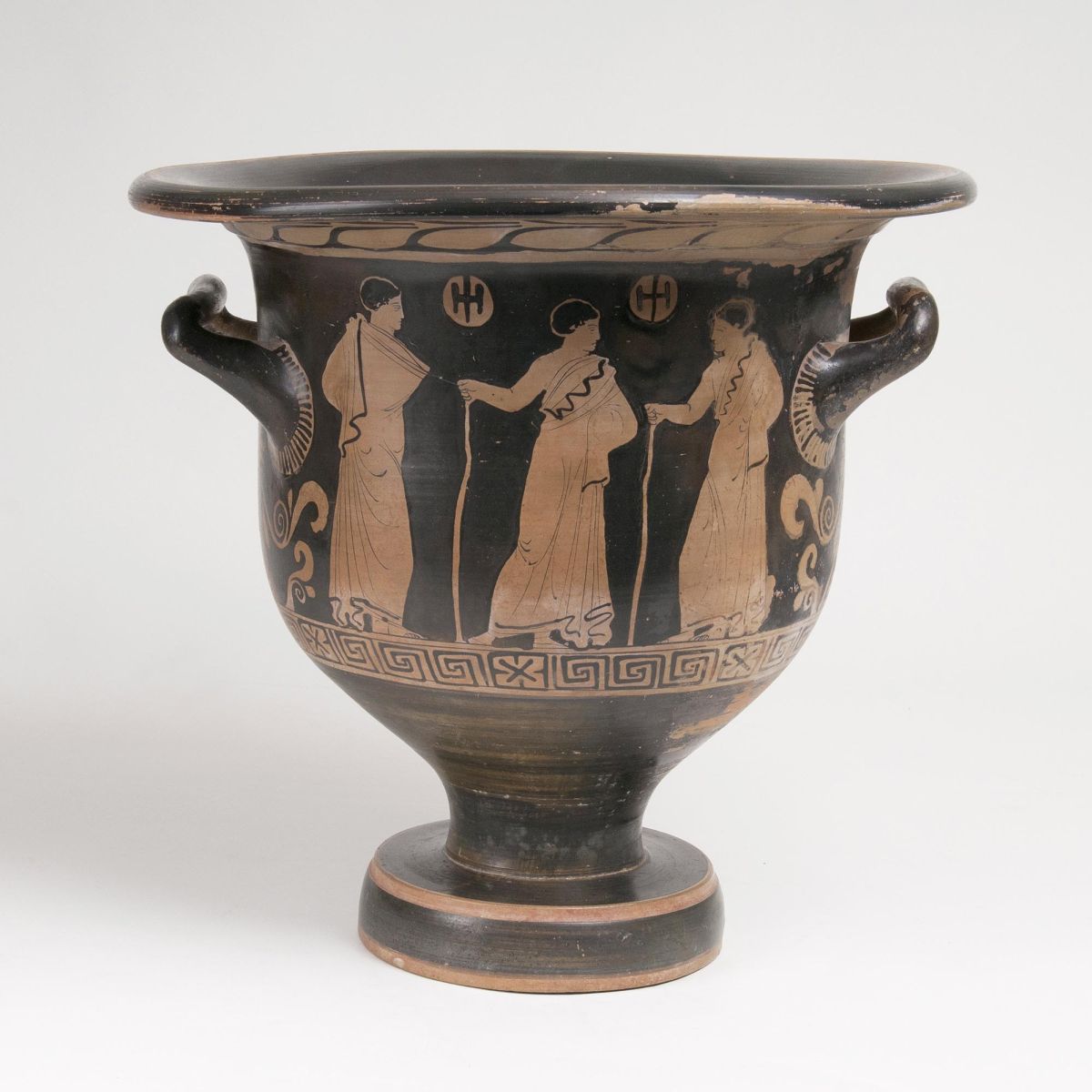 A large Apulian Red-Figured Bell Krater - image 2