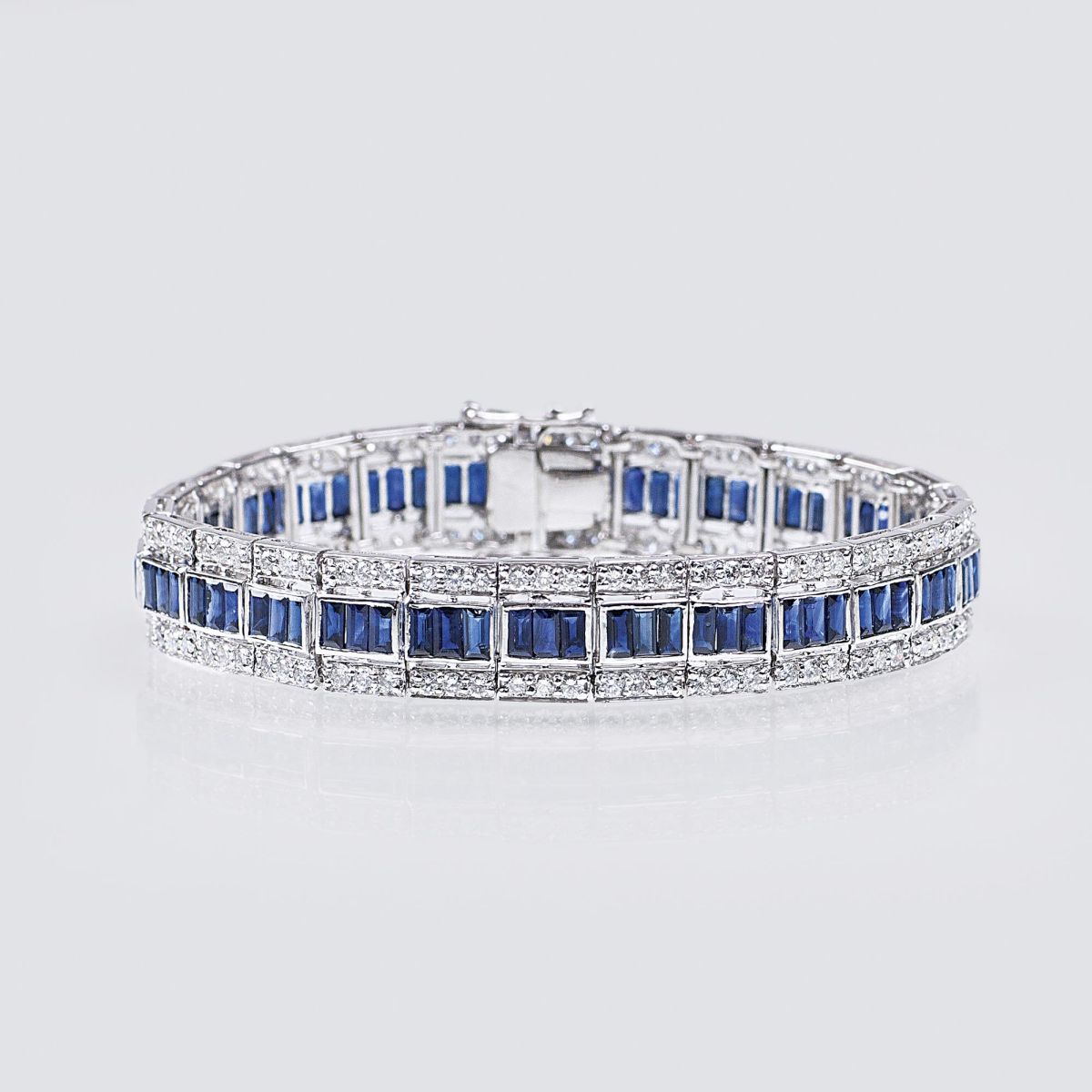 A highcarat Sapphire Diamond Bracelet - image 2