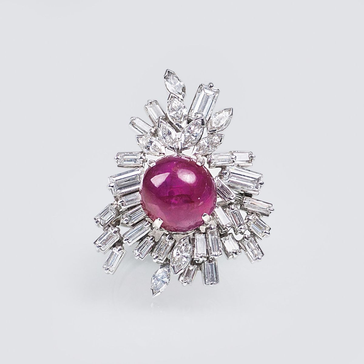 A Vintage Ruby Diamond Ring A Vintage Ruby Diamond Ring