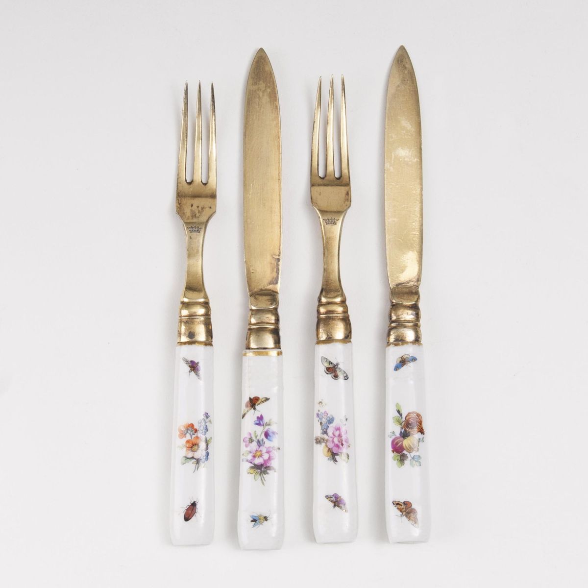 A Pair of Cutlery Parts For Fruits