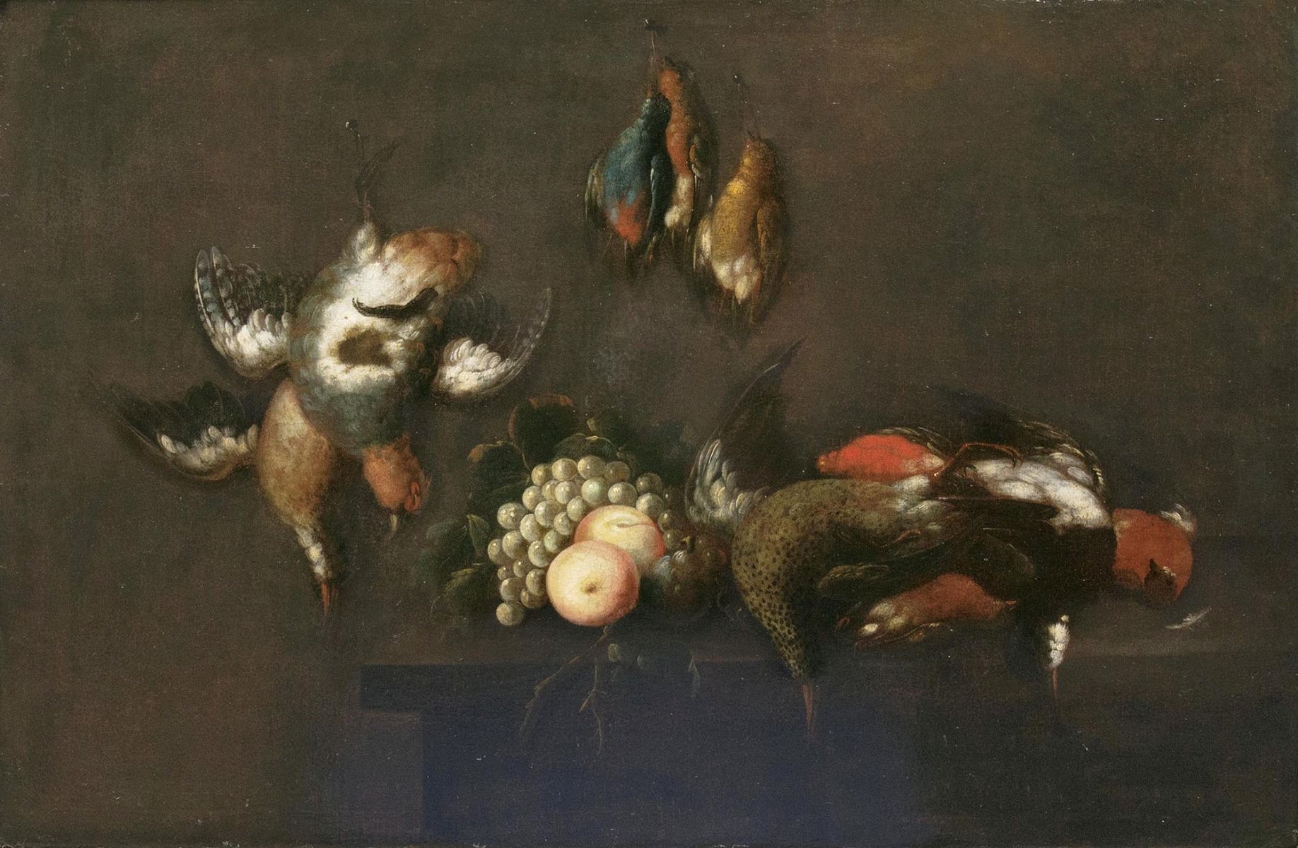 Alexander Adriaenssen, Umkreis - Still Life with Birds and Fruits Still Life with Birds and Fruits