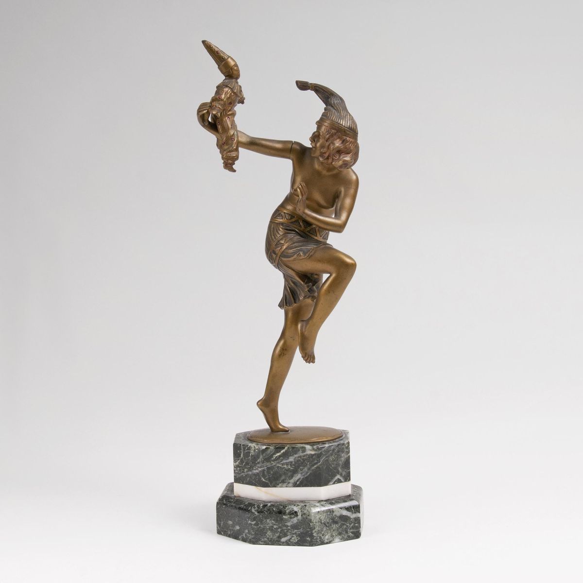 Otto Poertzel - Art-déco Figur 'Clowntanz' Art-déco Figur 'Clowntanz'