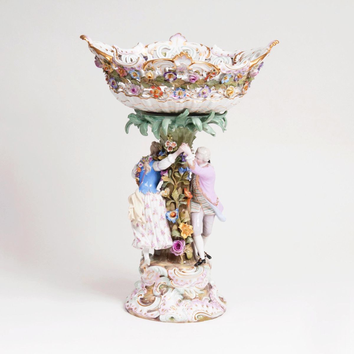 A large Centerpiece with a Gallant Couple - image 2