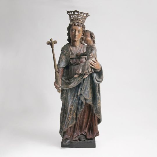 A Sculpture 'Mary with Child'