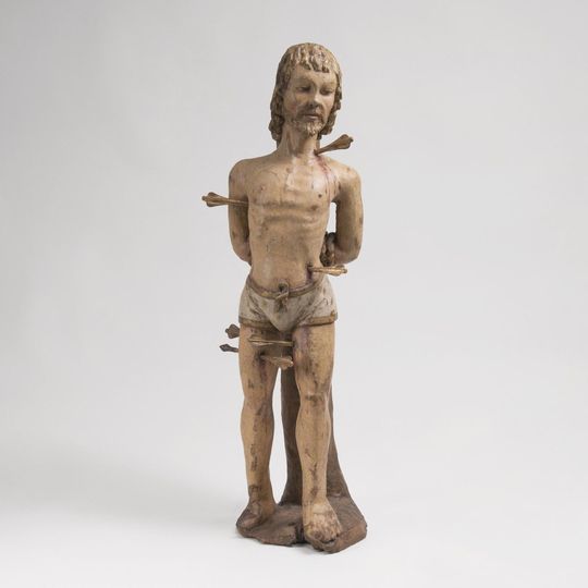 A Sculpture of Saint Sebastian