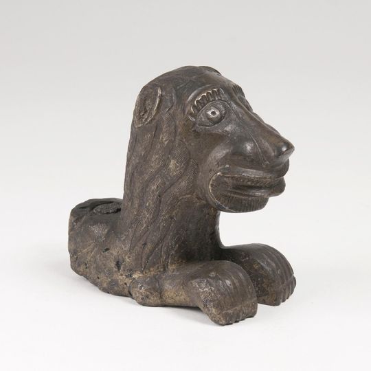 A Gothic Bronze Foot 'Lion'