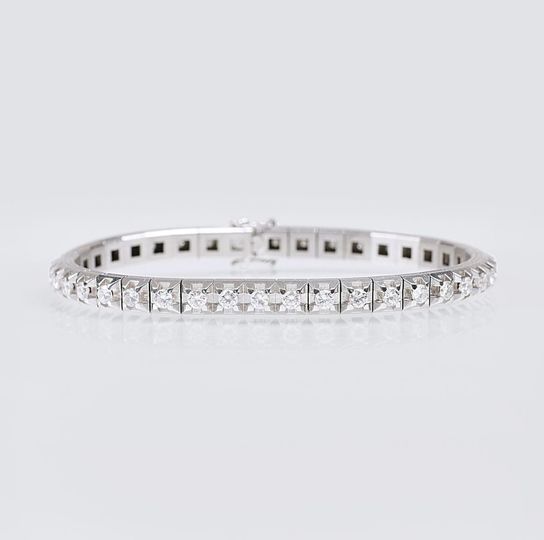 A Tennis Diamond Bracelet