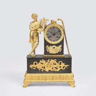 Samuel Marti, Marti & Cie, gegr. 1832 - A Charles X. Pendule 'Apoll with Lyra' A Charles X. Pendule 'Apoll with Lyra'