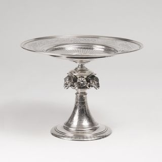 Christofle & Cie, gegr. 1830 in Paris - Französischer Tafelaufsatz mit Widderköpfen Französischer Tafelaufsatz mit Widderköpfen