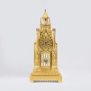 Pierre-César Honoré Pons, Uhrmacher ab 1807 - A large Charles X. Pendule Romantique à la Cathédrale A large Charles X. Pendule Romantique à la Cathédrale