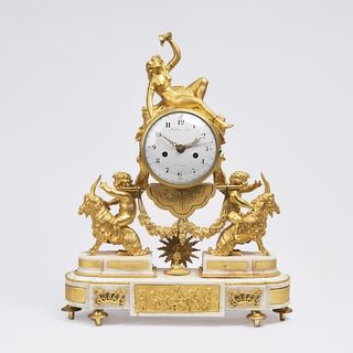 A Louis-Seize Pendule 'La Bacchante'