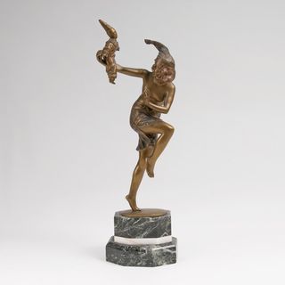 An Art Deco Figure 'Clown Dance'