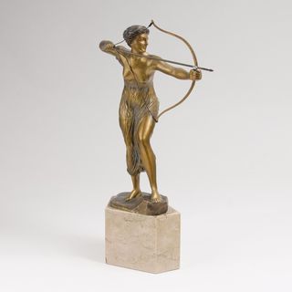 Jugendstil-Figur 'Diana'