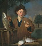 Junger Fischhändler