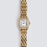 Vintage Damen-Armbanduhr 'Panthere' mit Diamanten