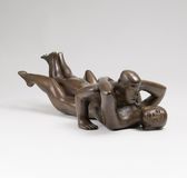 A Figure Group 'Nach alter Sitte' - 'A Couple Making Love' - image 1