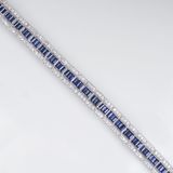 A highcarat Sapphire Diamond Bracelet - image 1