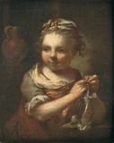 Knitting Girl