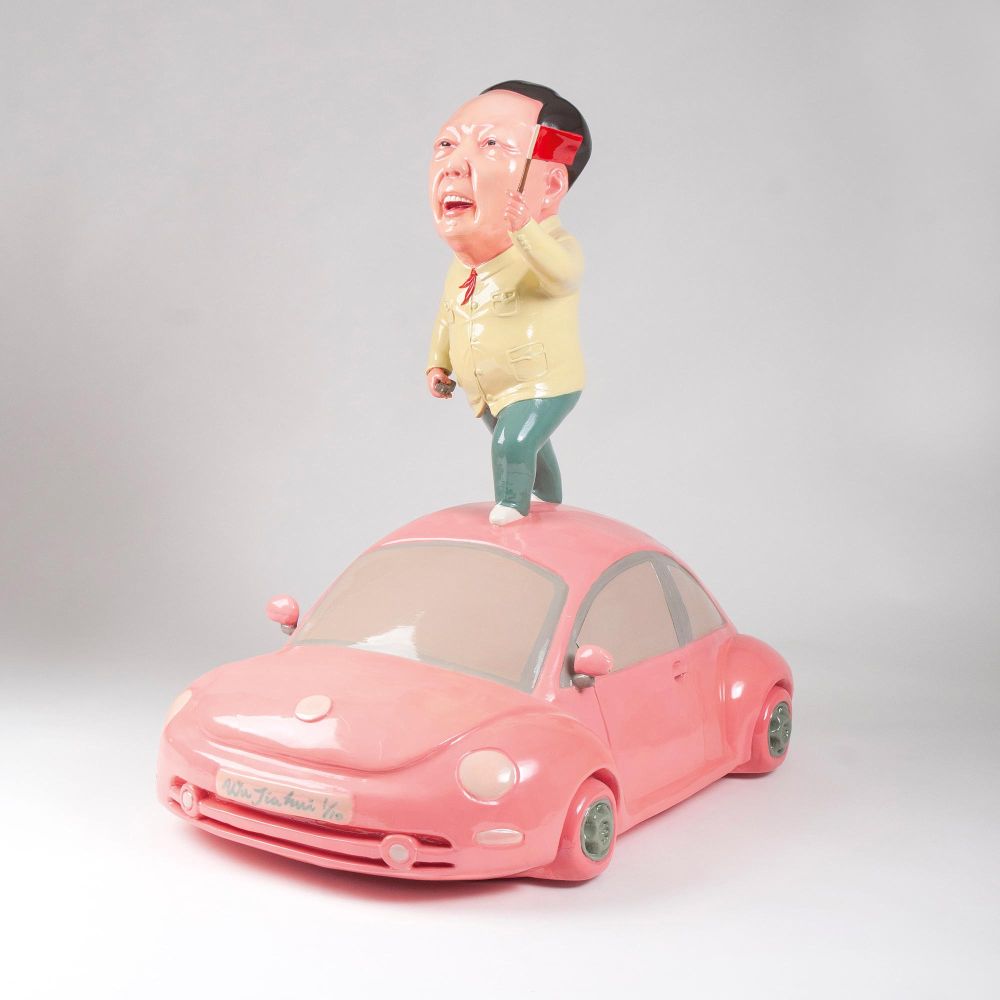 Mao on a VW Beetle