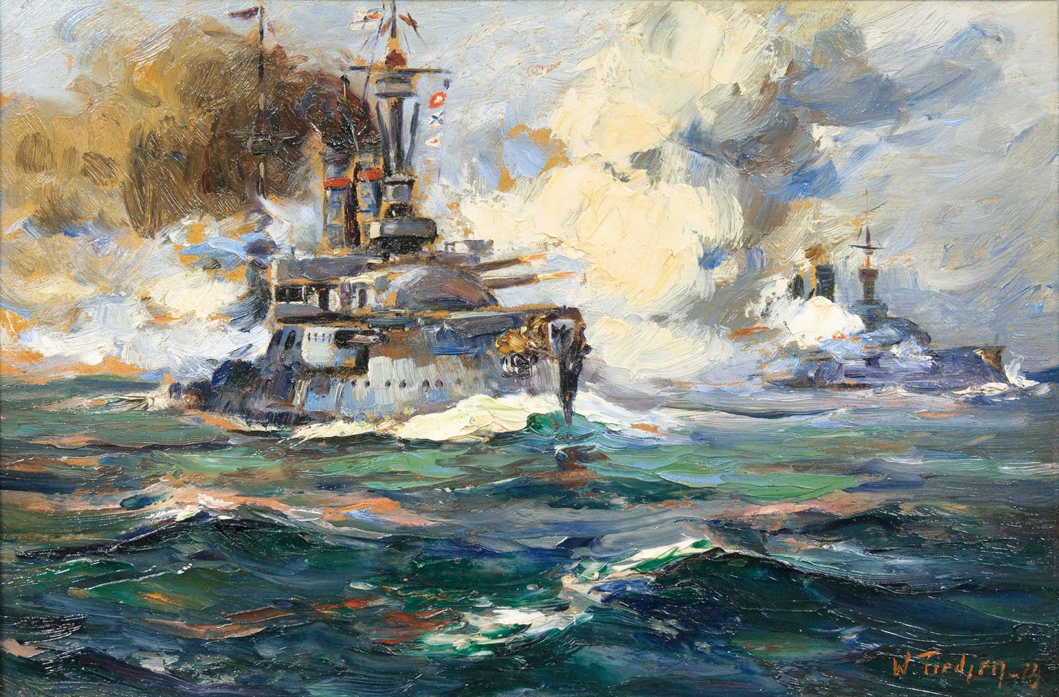 Willy Tiedjen - Naval Battle Naval Battle