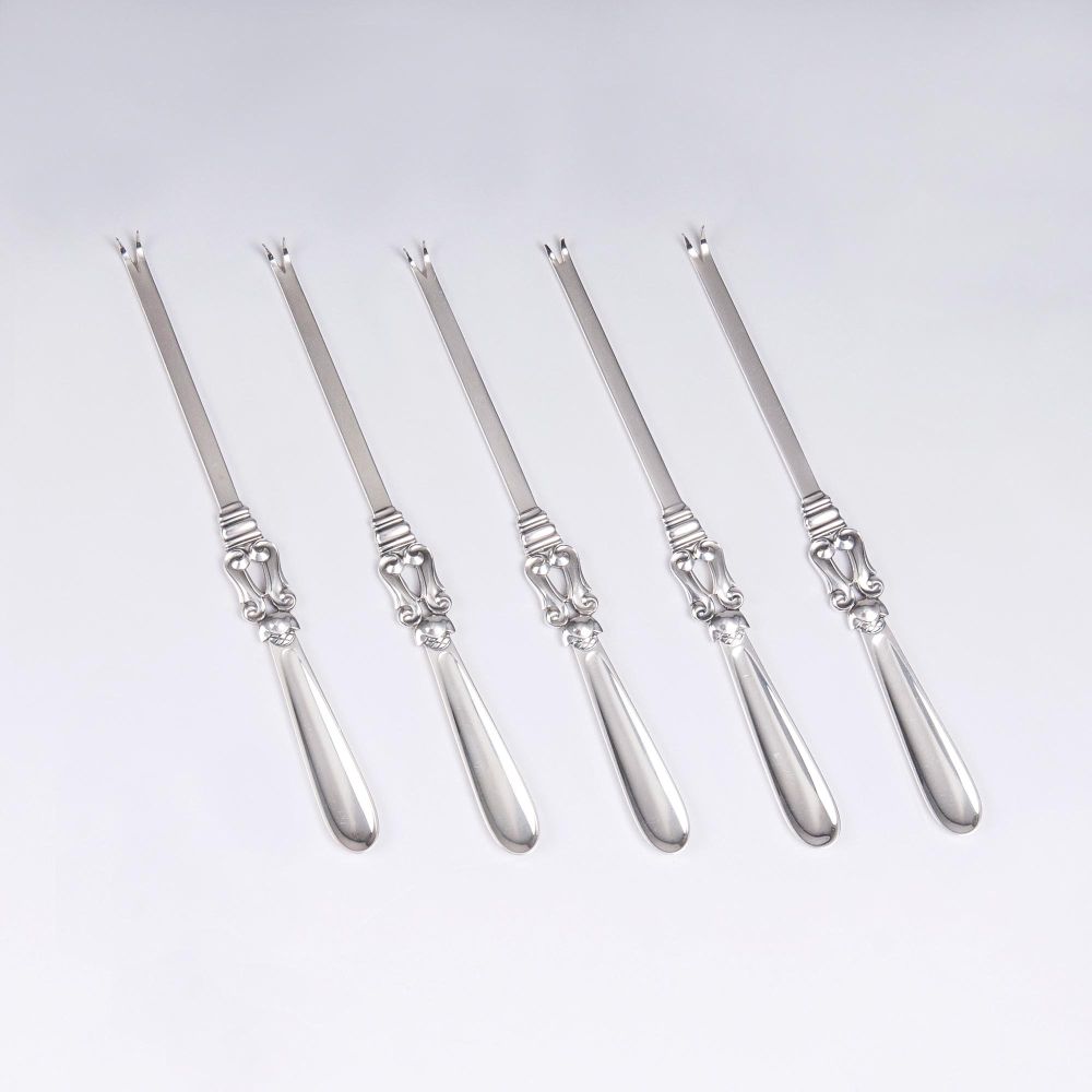 Georg Jensen - Satz von 15 Hummergabeln 'Acorn' Satz von 15 Hummergabeln 'Acorn'