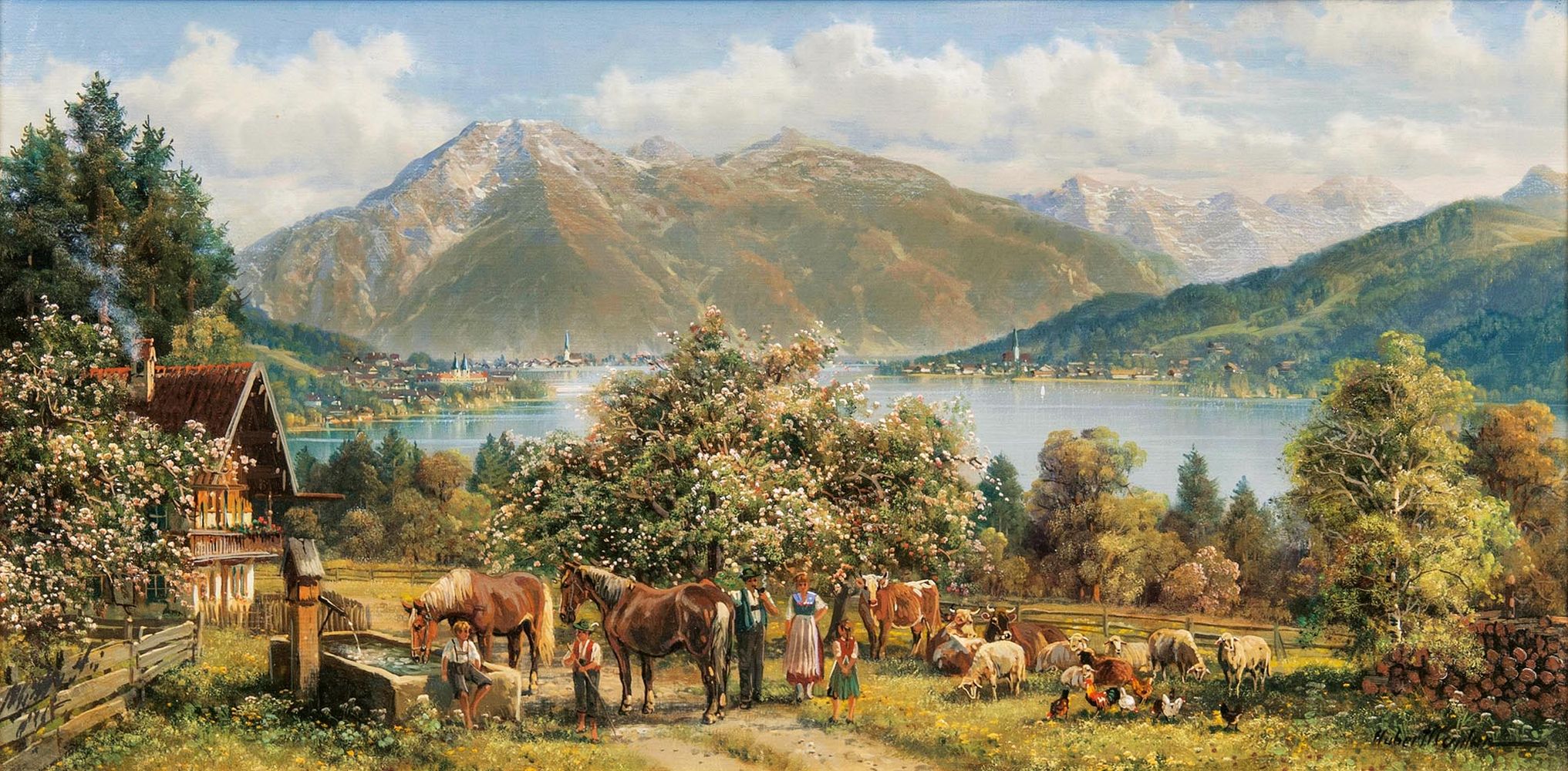 Spring by Lake Tegernsee