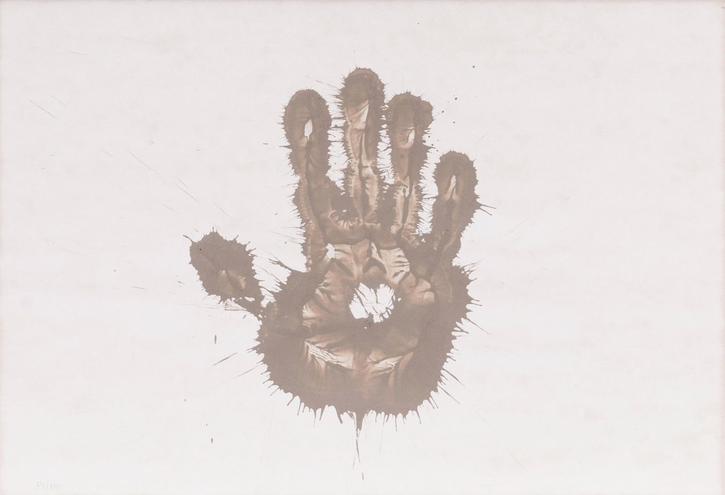 Richard Long - Mud Finger Mud Finger
