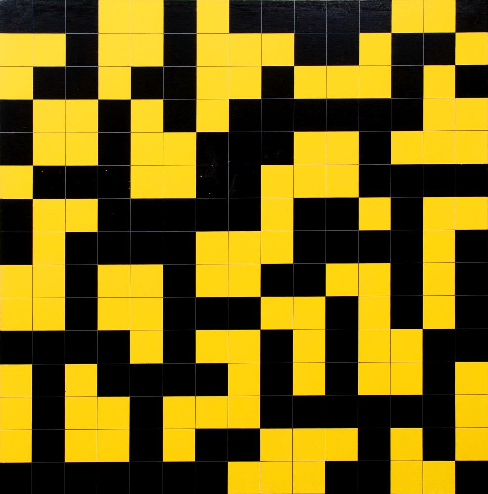 Composition in Yellow and Black