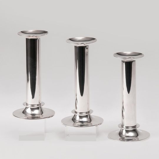 A Set of 3 modern Candle Holders